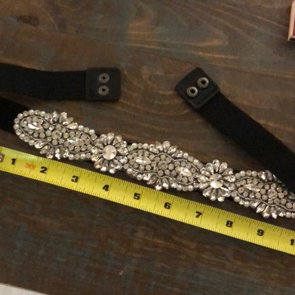 Black Rhinestone Belt - Picture 3 of 7